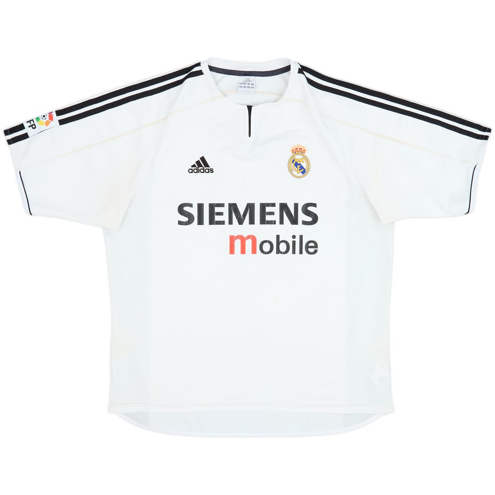 2003-04 Real Madrid Home Shirt - 4/10 - (L)