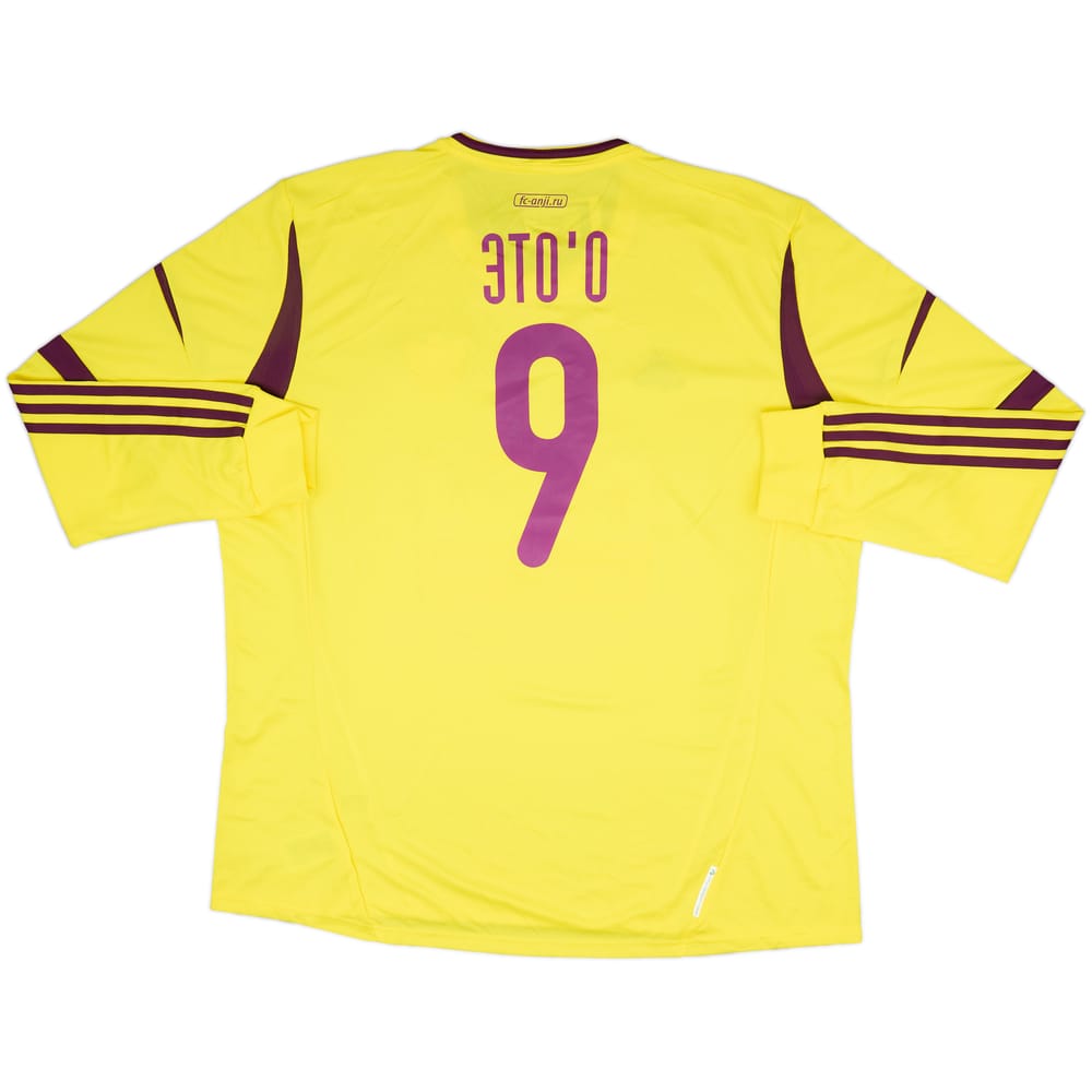 2012-13 Anzhi Makhachkala Home L/S Shirt Eto'o #9 (3XL)
