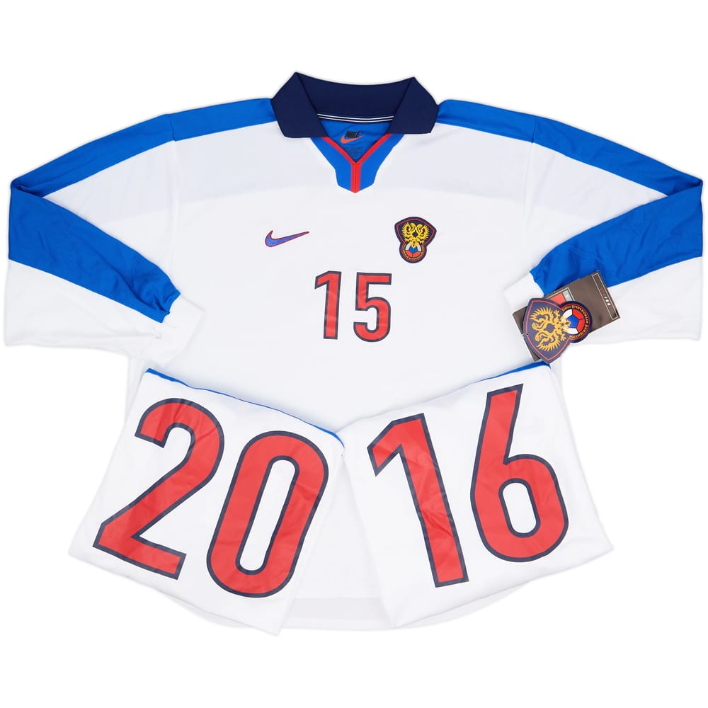 Camiseta de local de manga larga versión jugador de Rusia 1998-00 (XL)