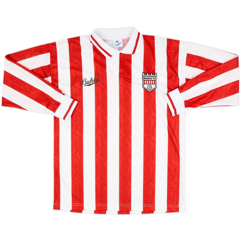 Camiseta Bukta Template de manga larga del Brentford de los 90 - 10/10 - (L)