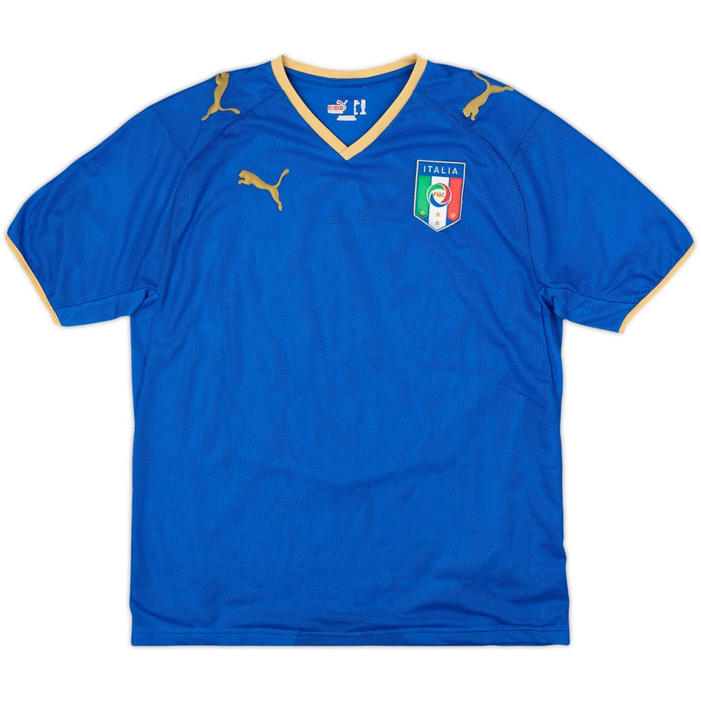 2007-08 Italy Home Shirt - 9/10 - (L.Boys)