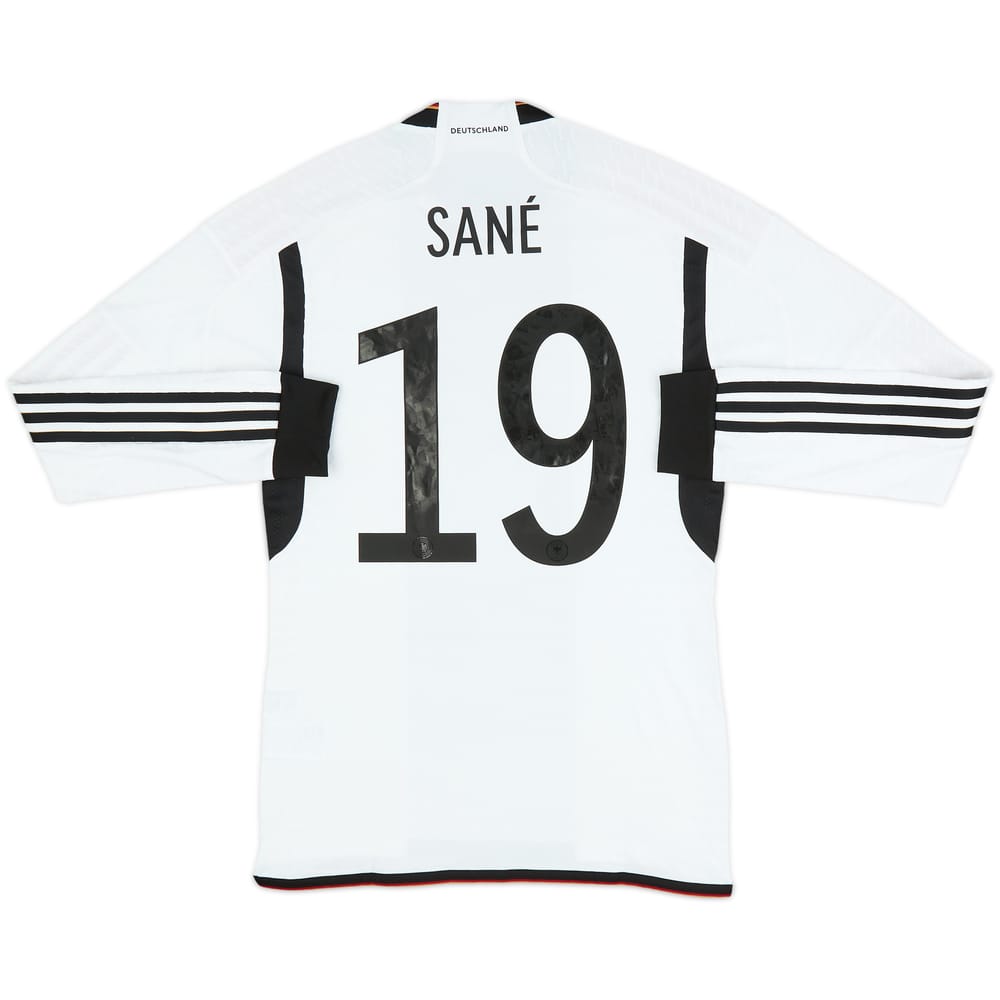 2022-23 Germany Authentic Home L/S Shirt Sane #19 (S)