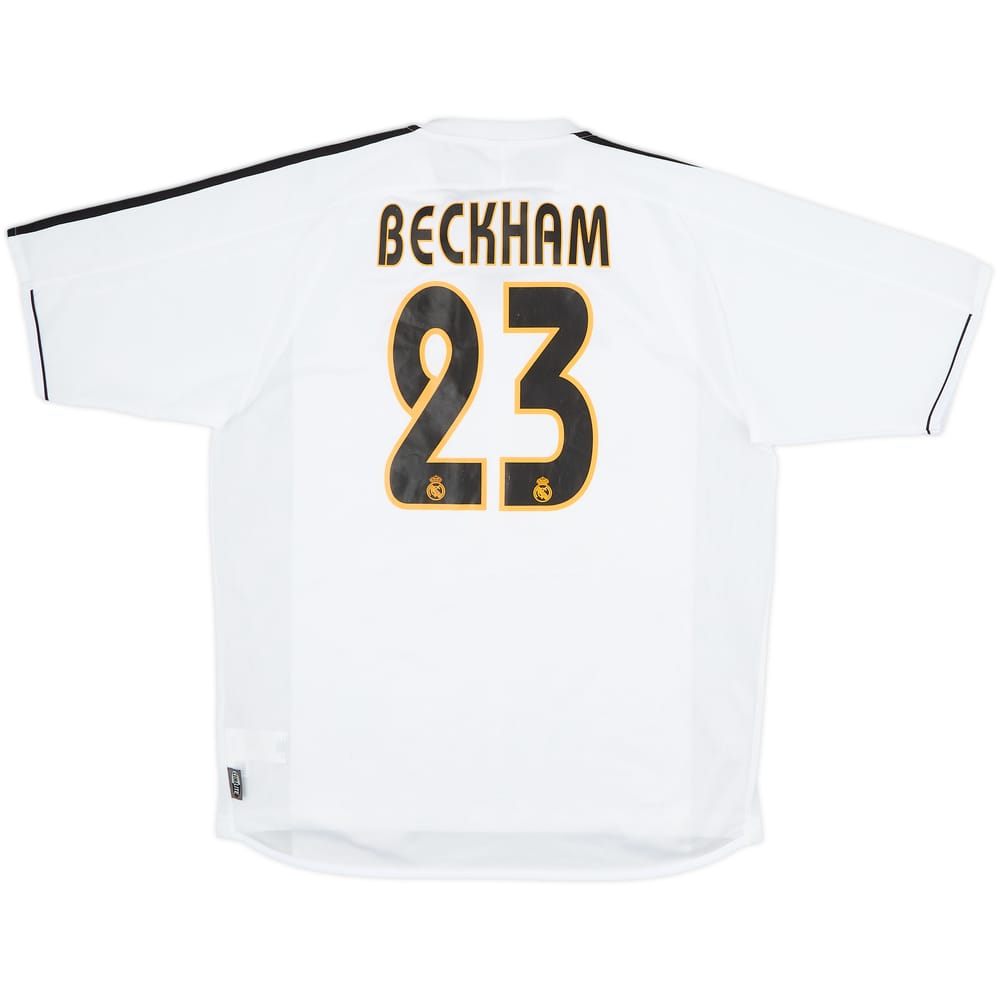 2003-04 Real Madrid Home Shirt Beckham #23 - 7/10 - (M)