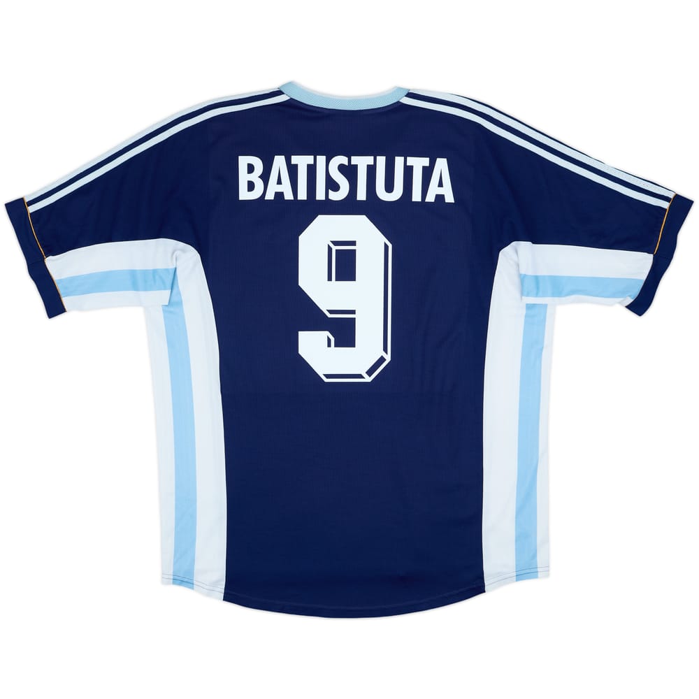 1998-99 Argentina Away Shirt Batistuta #9 - 7/10 - (L)