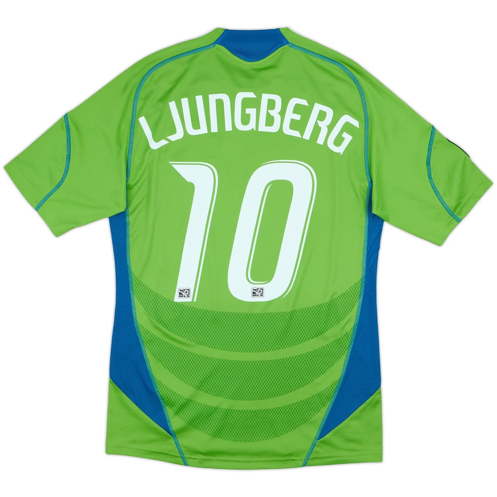 Camiseta de local de los Seattle Sounders 2009-10 Ljungberg #10 - 8/10 - (S)