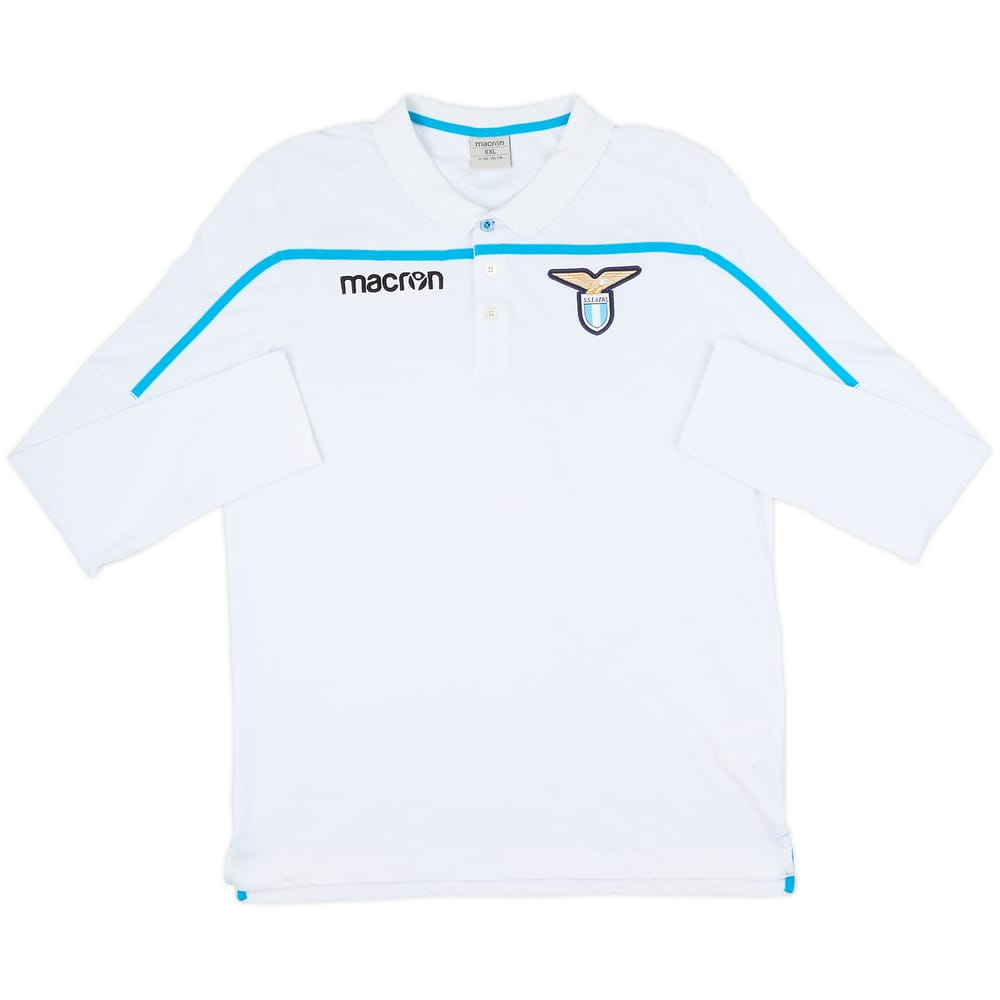 2018-19 Lazio Macron Polo L/S Shirt - 6/10 - (XXL)