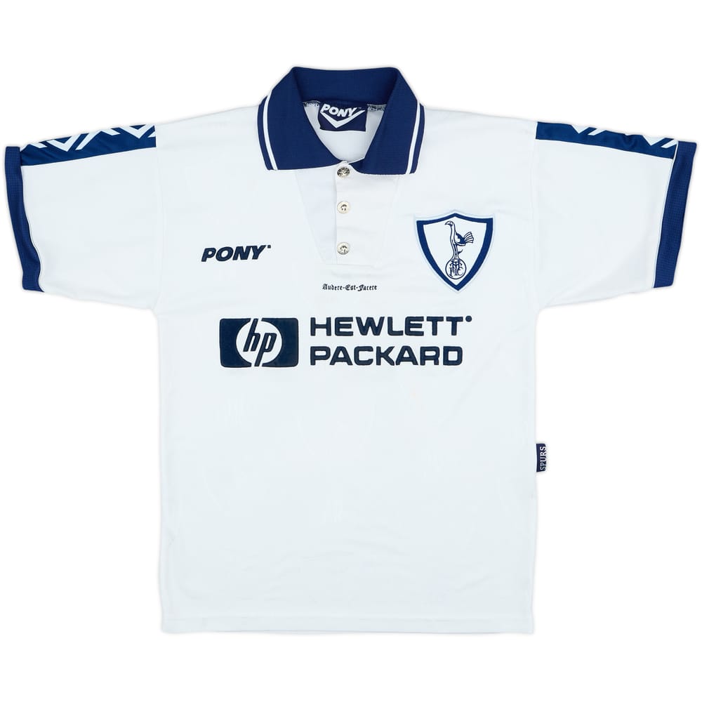 1995-97 Tottenham Home Shirt - 7/10 - (M.Boys)