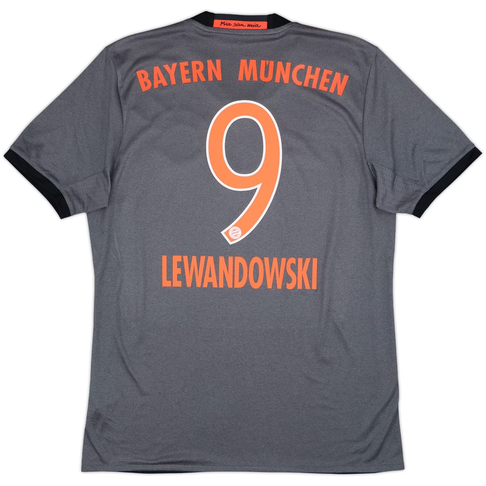 2016-17 Bayern Munich Away Shirt Lewandowski #9 - 10/10 - (M)