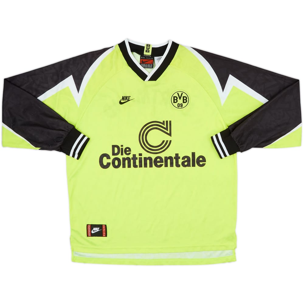 1995-96 Borussia Dortmund Home L/S Shirt - 8/10 - (XL)