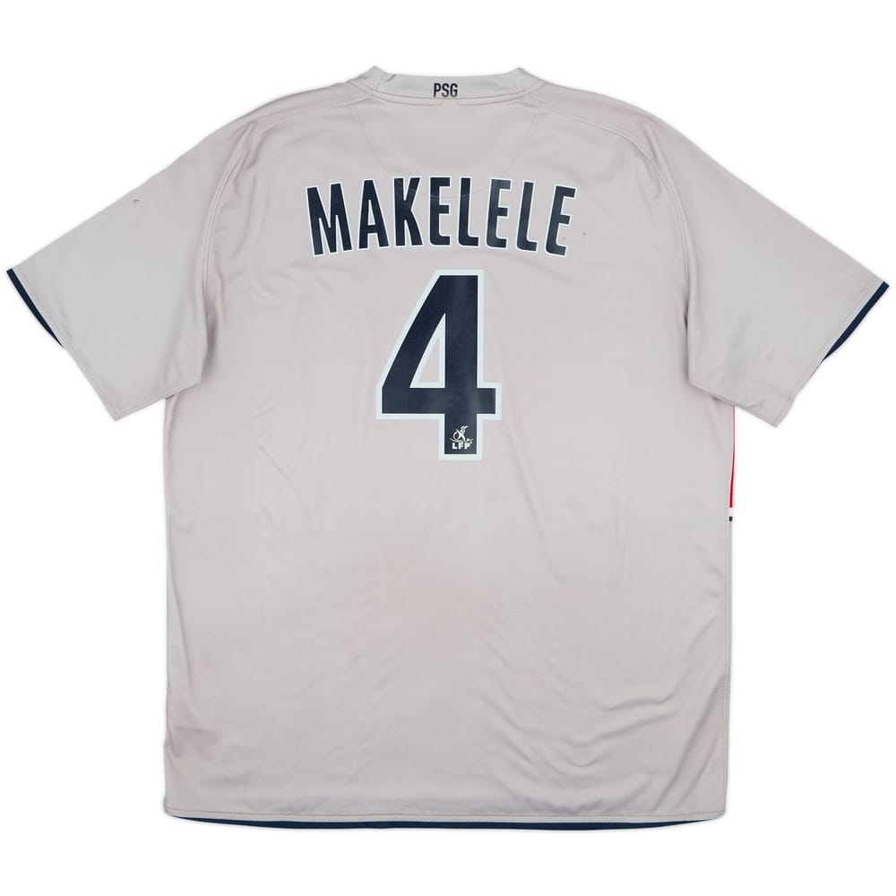 2008-09 Paris Saint-Germain Away Shirt Makelele #4 - 6/10 - (XL)