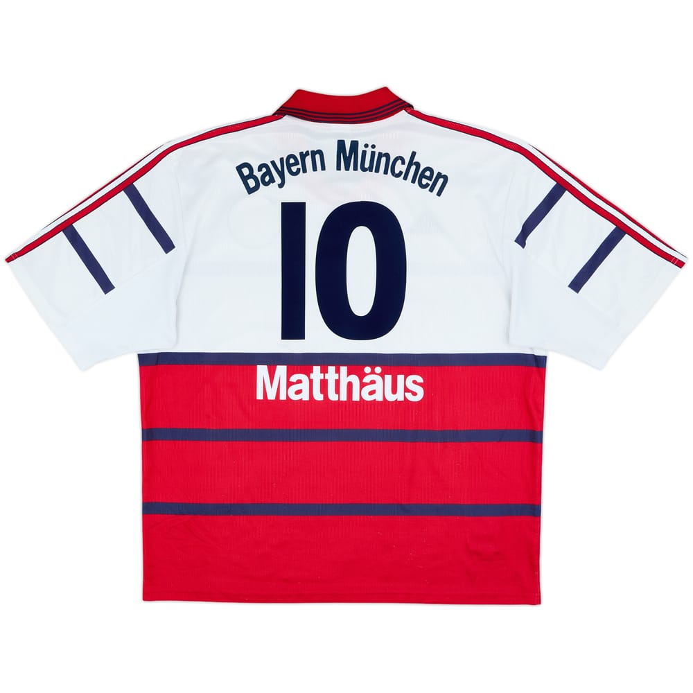 1998-00 Bayern Munich Away Shirt Matthaus #10 - 5/10 - (XL)