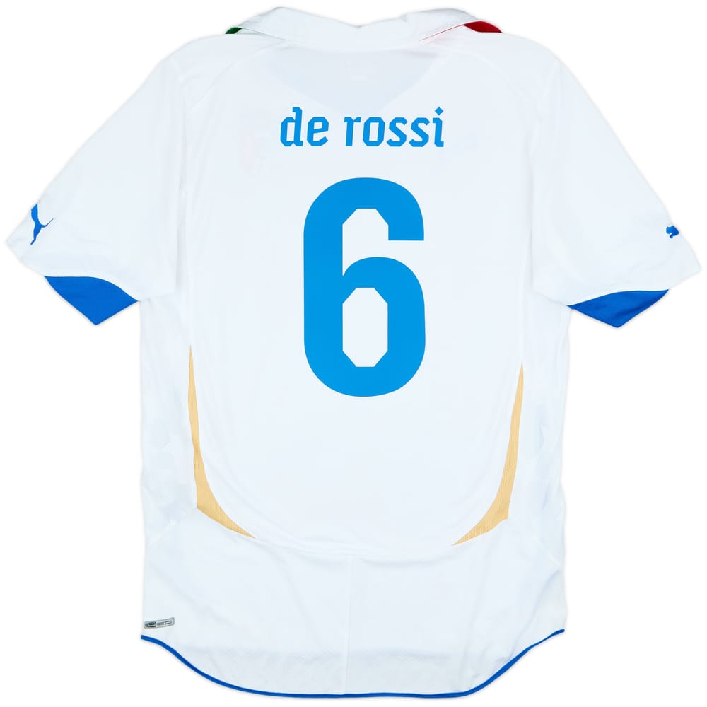 2010-12 Italy Away Shirt De Rossi #6 - 6/10 - (L)