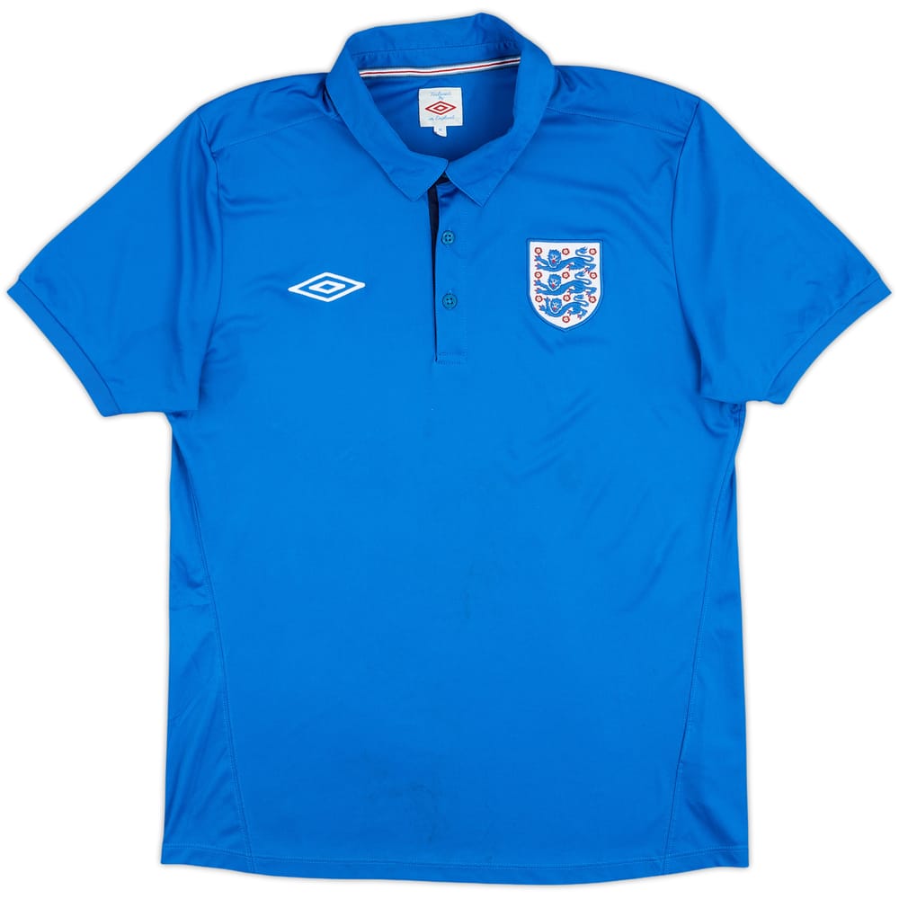 2009-10 England Umbro Polo Shirt - 8/10 - (M)