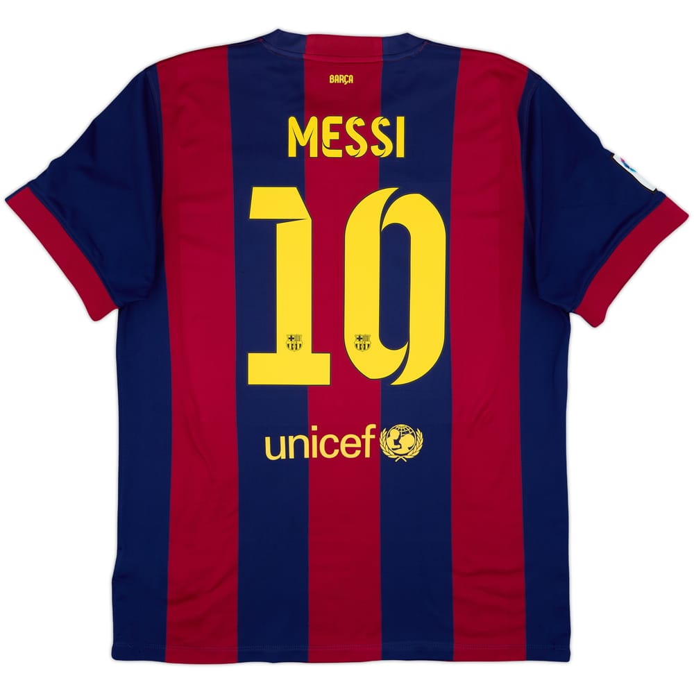 2014-15 Barcelona Camiseta Local Messi #10 - 8/10 - (XL)