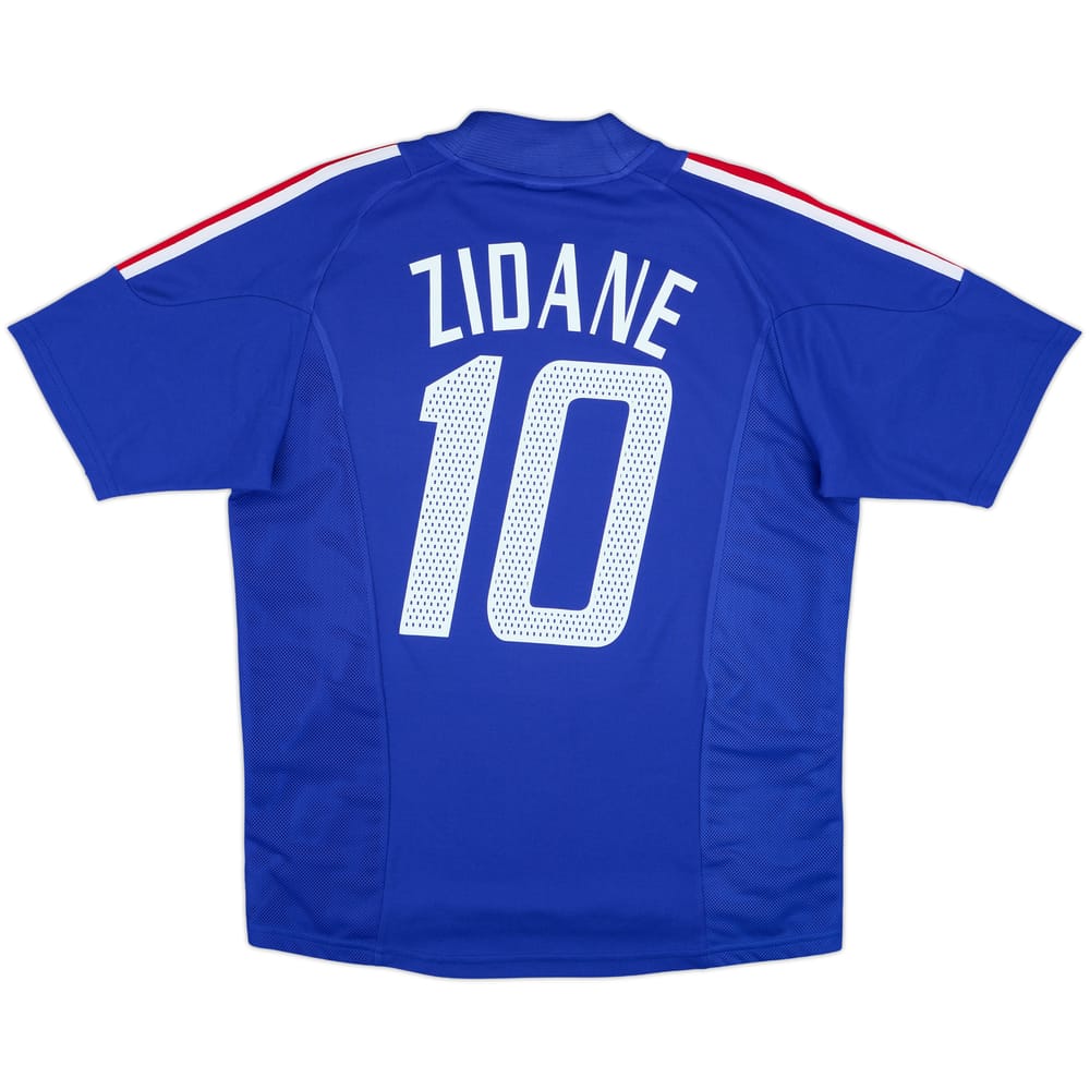 2002-04 France Home Shirt Zidane #10 - 9/10 - (M)