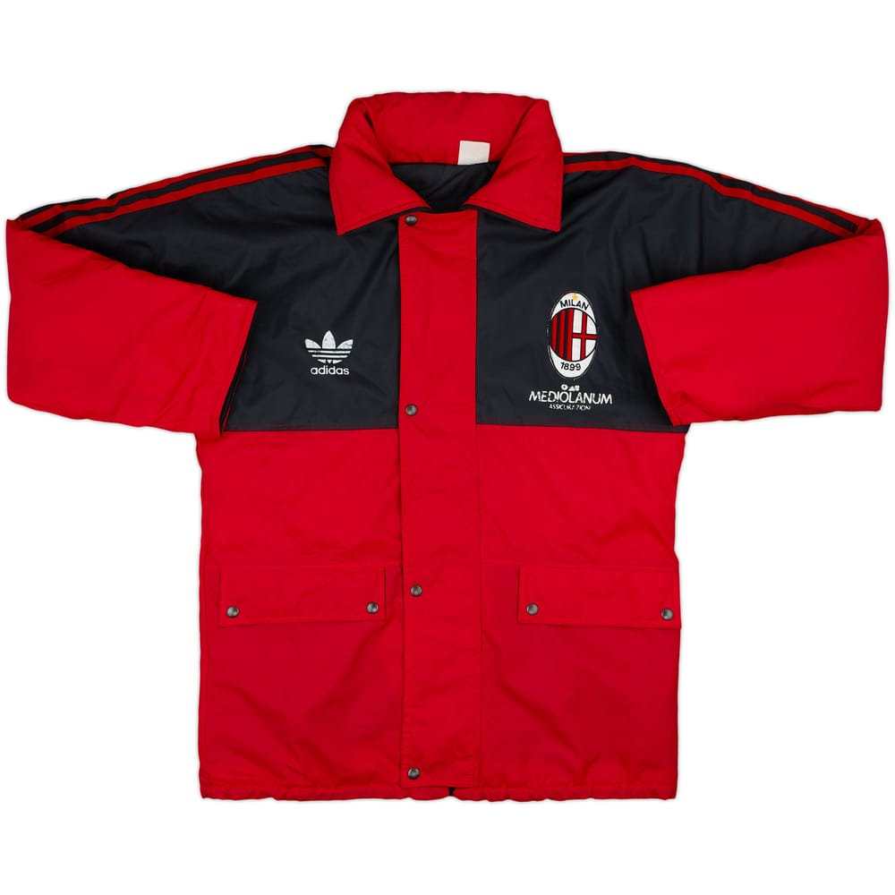1990-92 AC Milan adidas Padded Bench Coat - 6/10 - (XS)