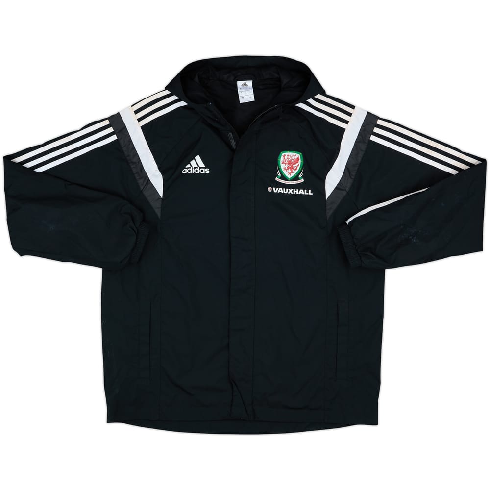 2014-16 Wales adidas Hooded Rain Jacket - 6/10 - (L)
