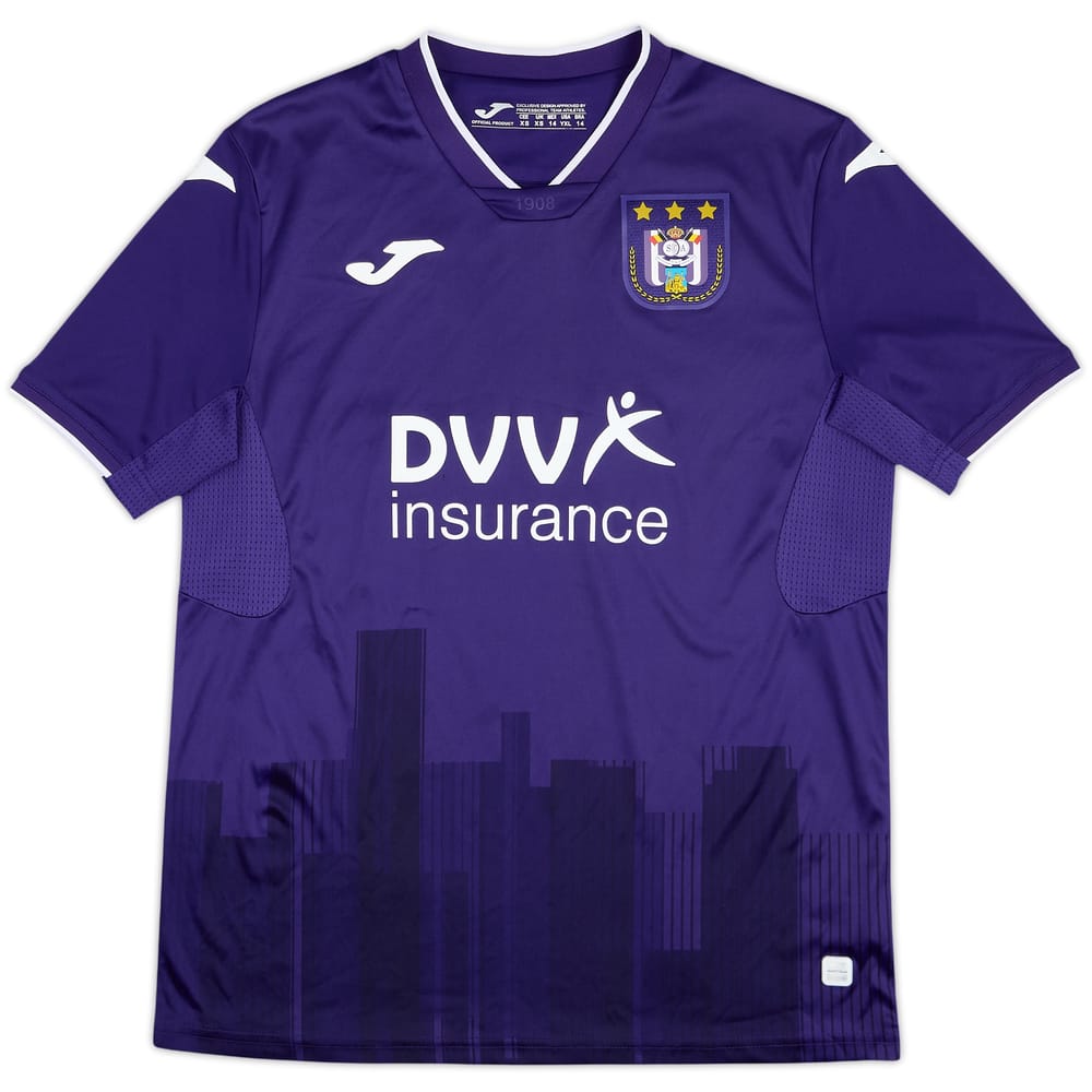 2020-21 Anderlecht Home Shirt - 8/10 - (XS)