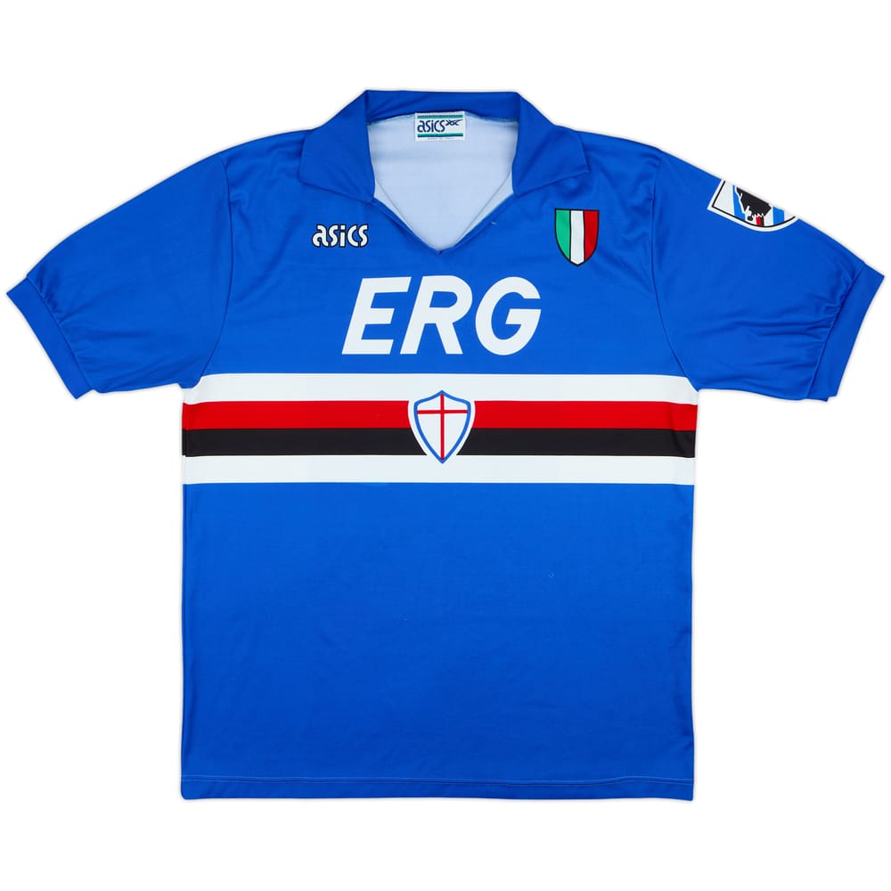 1990-92 Sampdoria Home Shirt - 8/10 - (XL)