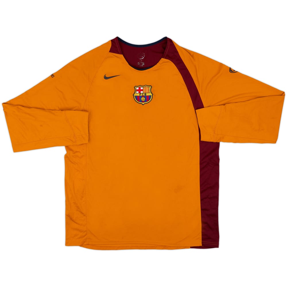 2004-05 Barcelona Nike Training L/S Shirt - 6/10 - (L)