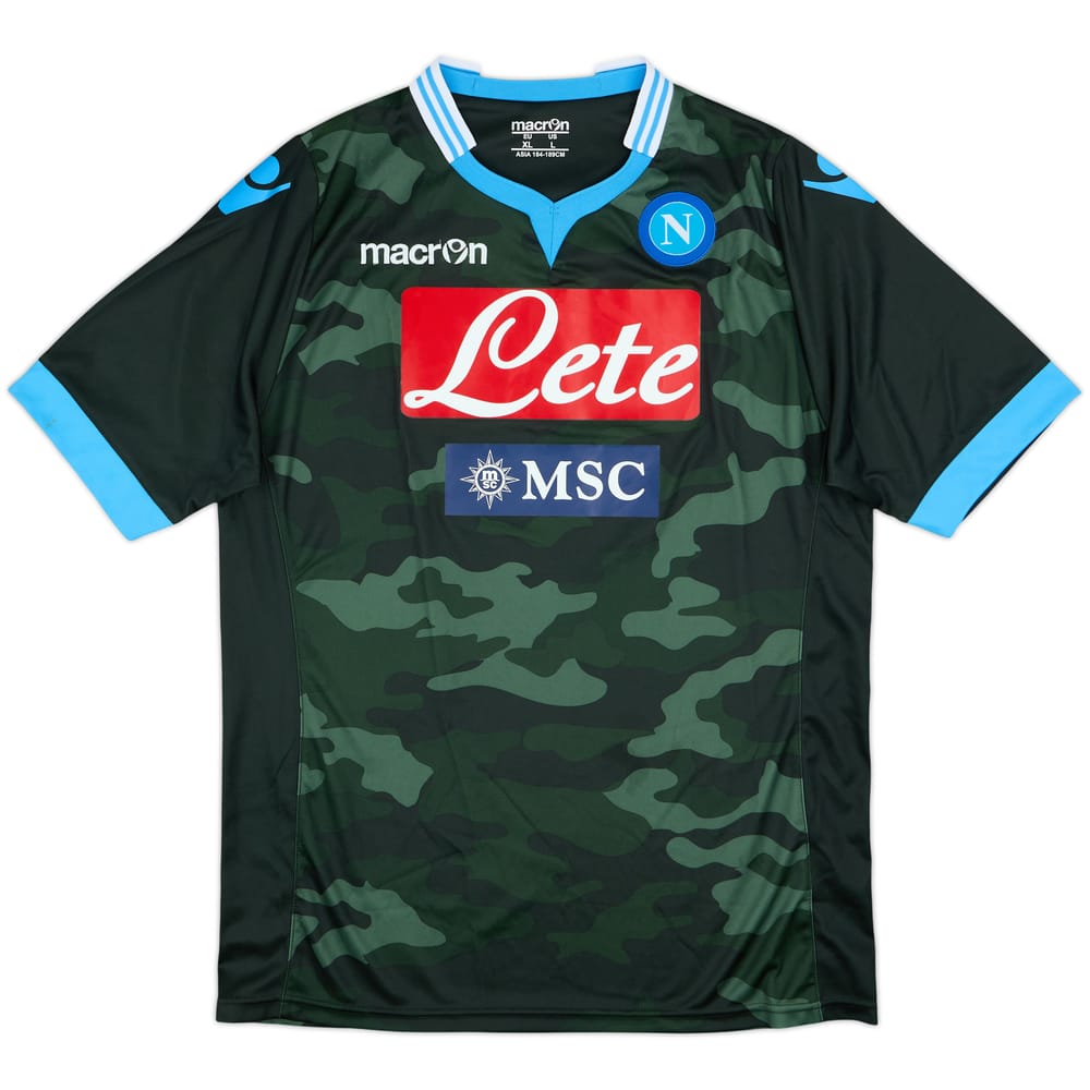 2013-14 Napoli Away Shirt - 9/10 - (XL)