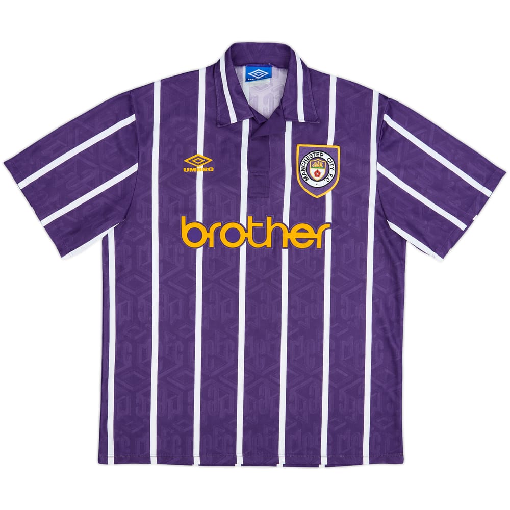 1993-94 Manchester City Away Shirt - 8/10 - (XL)