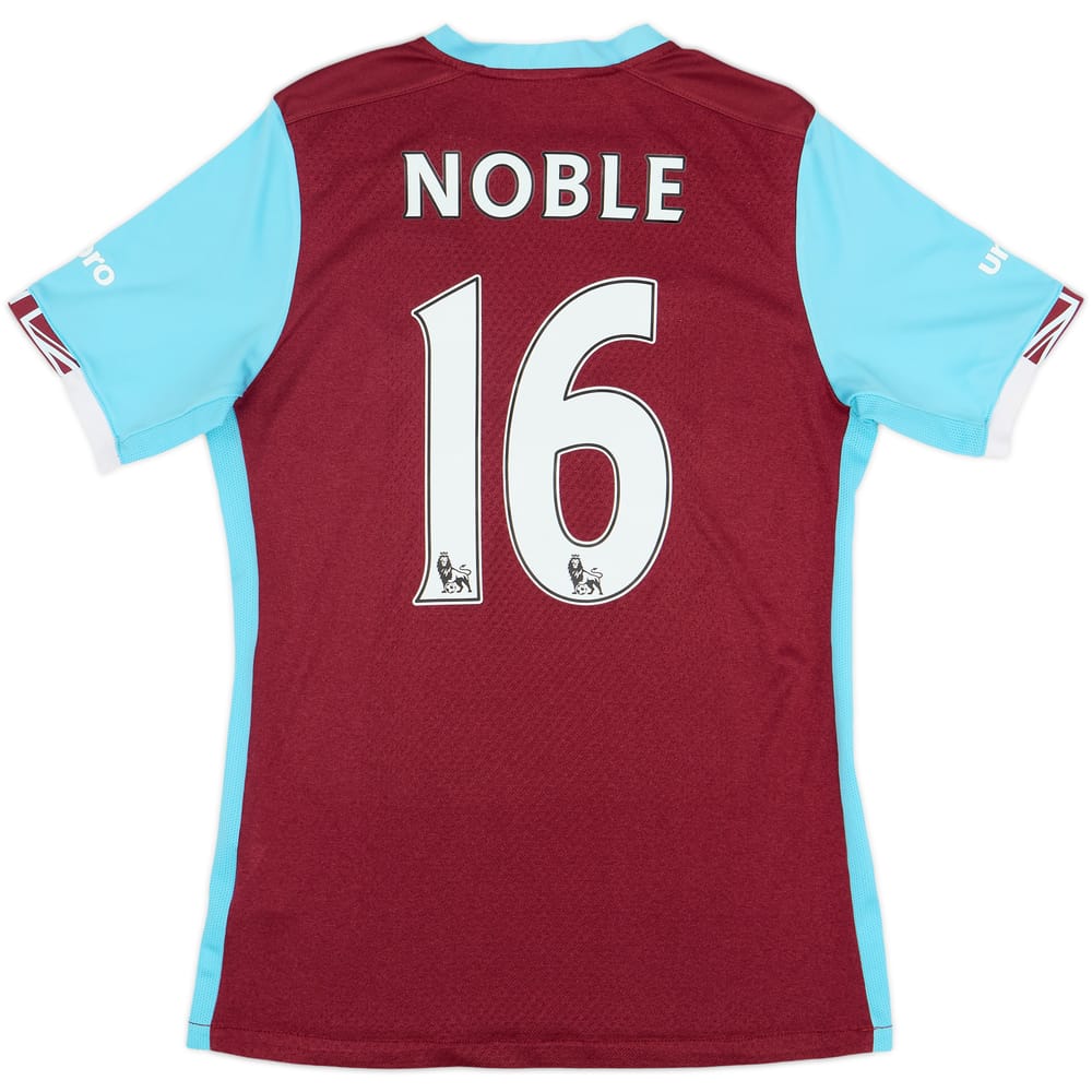 2016-17 West Ham Home Shirt Noble #16 - 8/10 - (S)