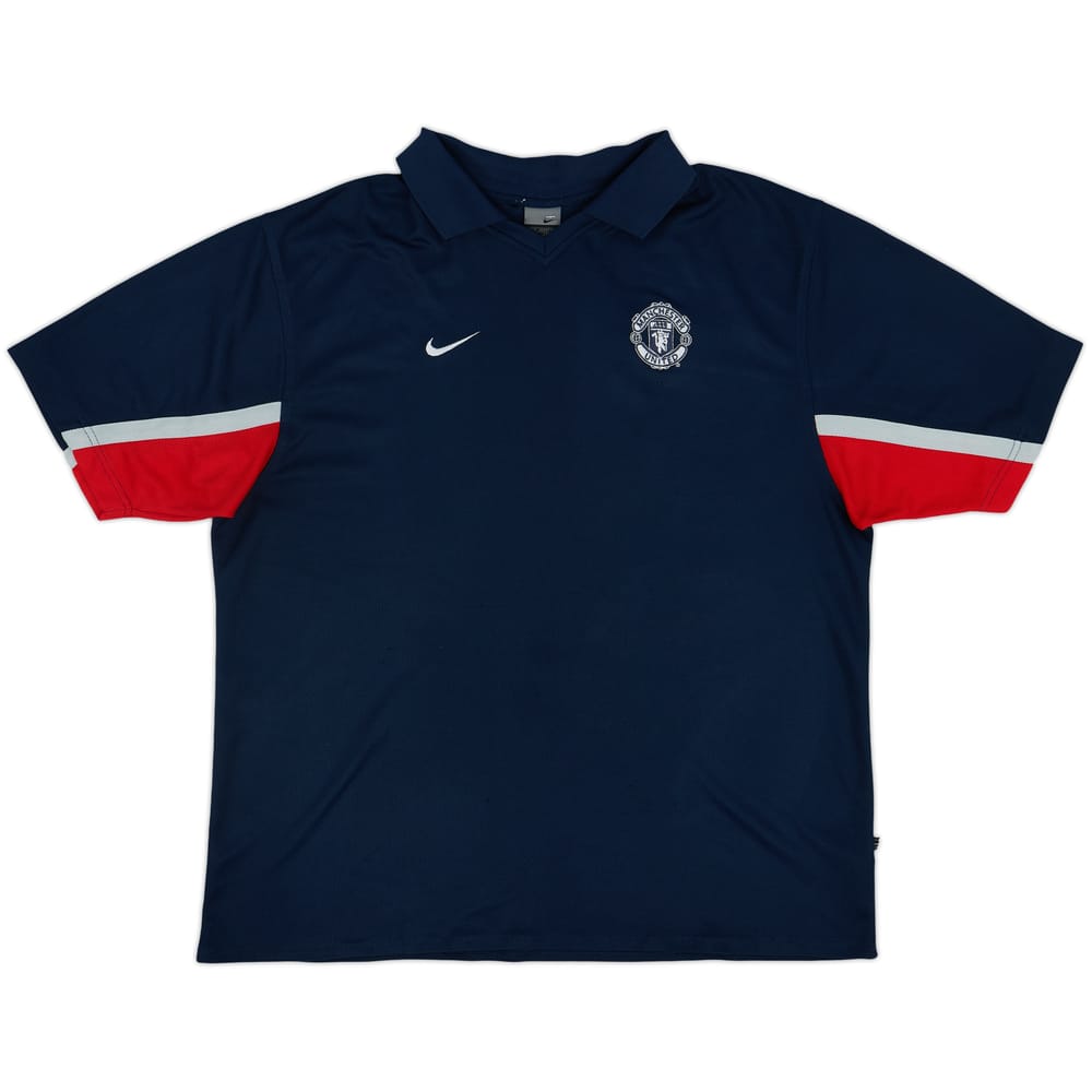 2002-03 Manchester United Nike Polo Shirt - 8/10 - (XL)