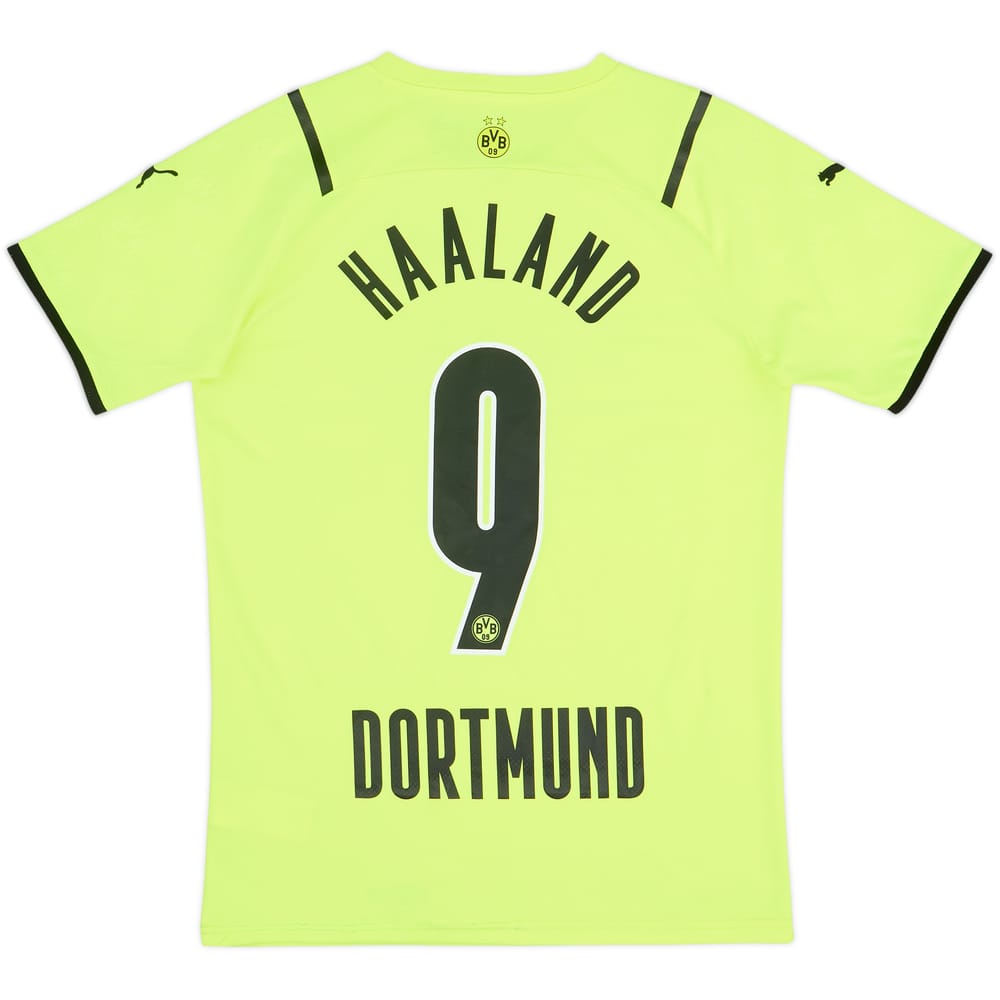 2021-22 Borussia Dortmund European Home Shirt Haaland #9 - 8/10 - (S)