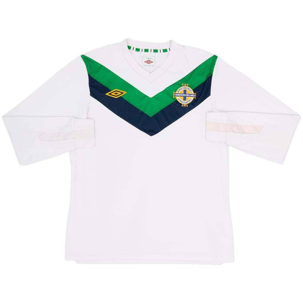 2010-12 Northern Ireland Away L/S Shirt - 5/10 - (S)