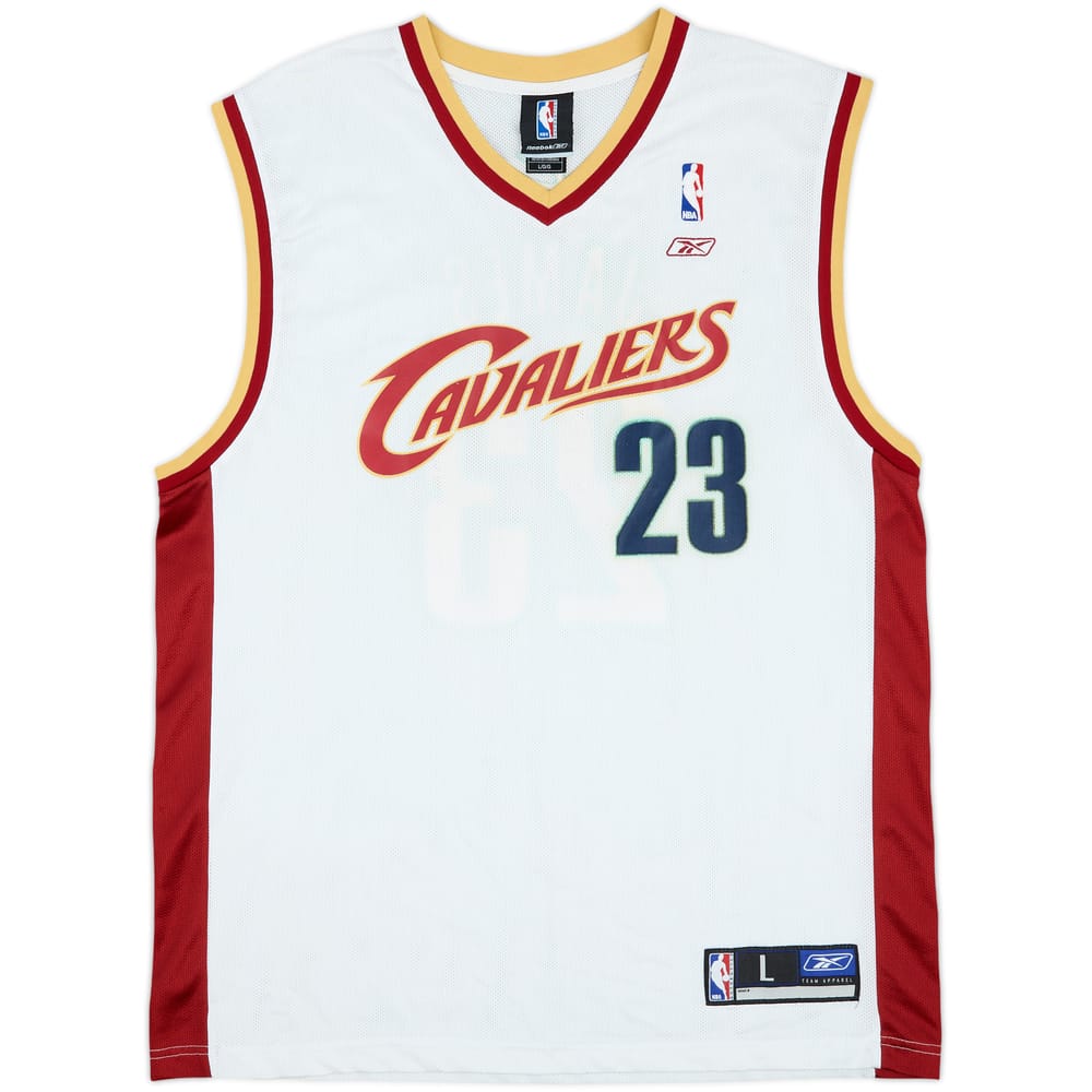 2003-06 Cleveland Cavaliers James #23 Reebok Home Jersey - 6/10 - (L)