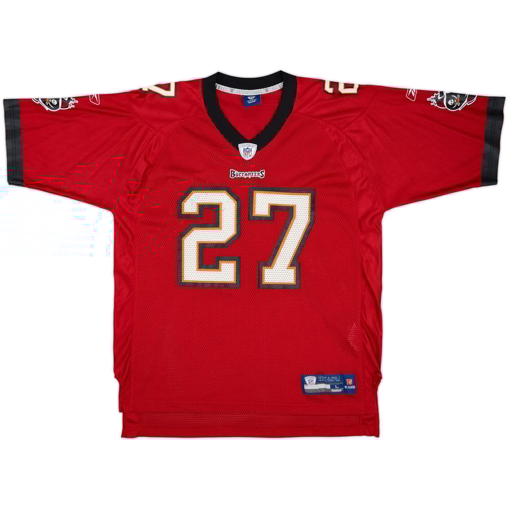 2010-11 Tampa Bay Buccaneers Blount #27 Reebok On Field Home Jersey - 6/10 - (L)