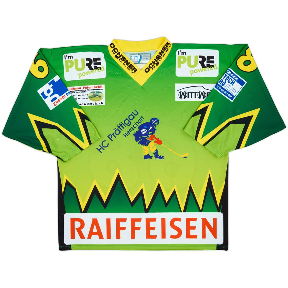 2010s HC Prattigau-Herrschaft #68 Ochsner Hockey Home Jersey - 7/10 - (XL)