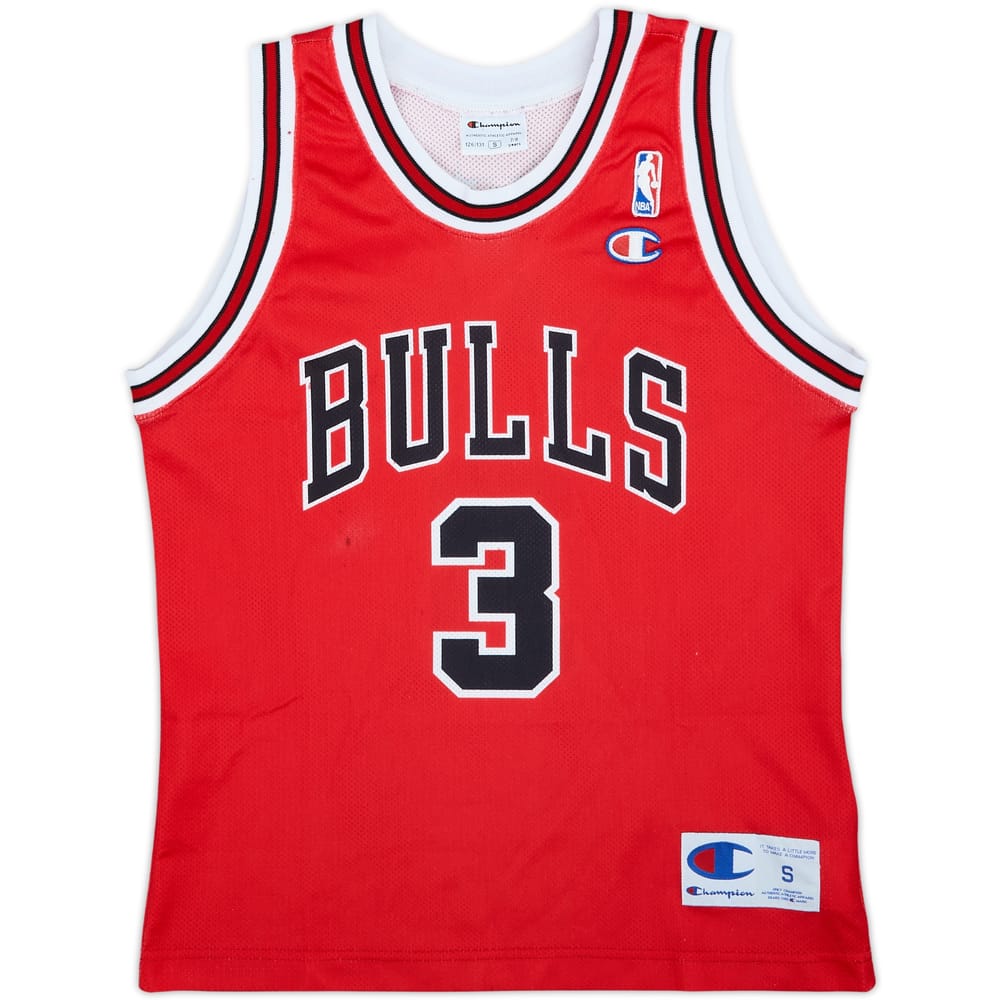 2001-06 Chicago Bulls Chandler #3 Champion Away Jersey - 6/10 - (S.Boys)