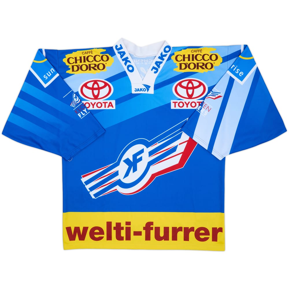 2004-05 Kloten Flyers 'Signed' Ochsner Home Jersey - 9/10 - (L)