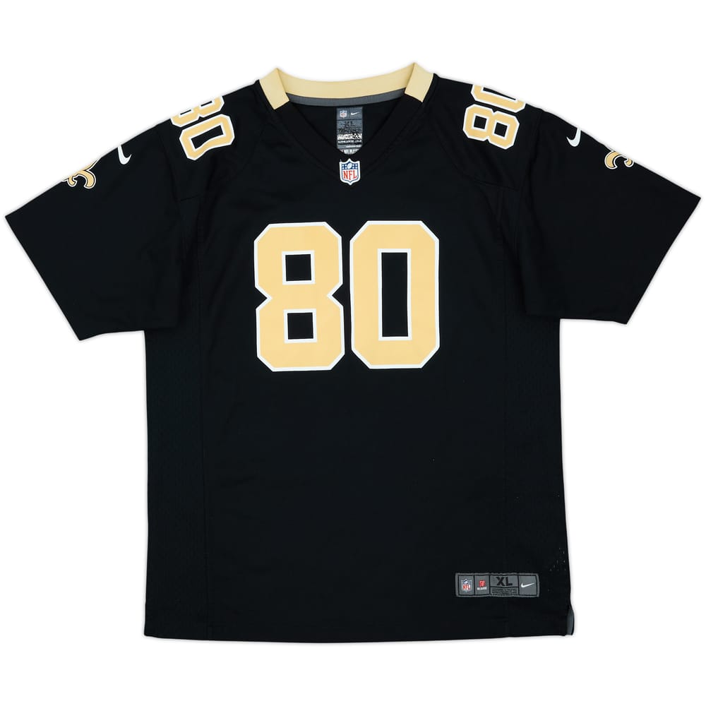 2012-14 New Orleans Saints Graham #80 Nike Game Home Jersey - 7/10 - (XL.Boys)