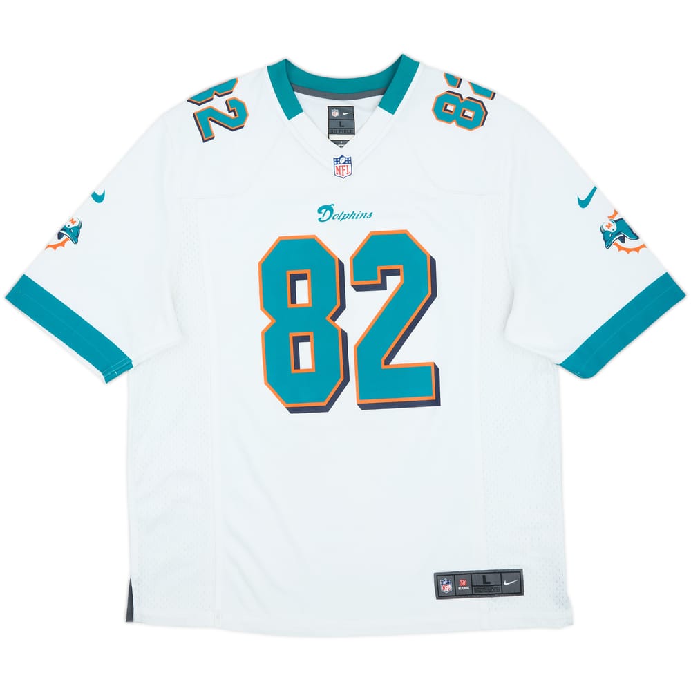 2012 Miami Dolphins Hartline #82 Nike Game Away Jersey - 7/10 - (L)