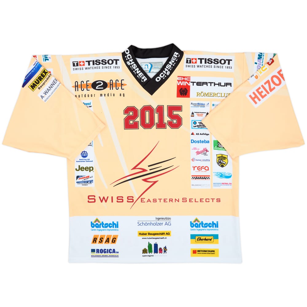 2015 Swiss Eastern Selects 'Signed' Ochsner Hockey Jersey - 8/10 - (L)