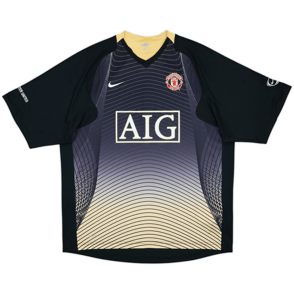 2007-08 Manchester United Nike Training Shirt - 9/10 - (L)