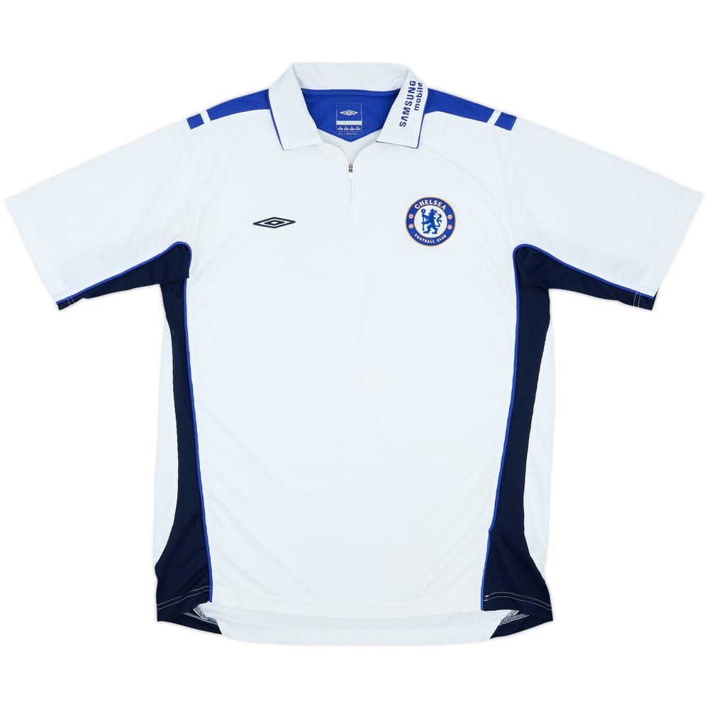 2005-06 Chelsea Umbro 1/4 Zip Polo Shirt - 6/10 - (XL)