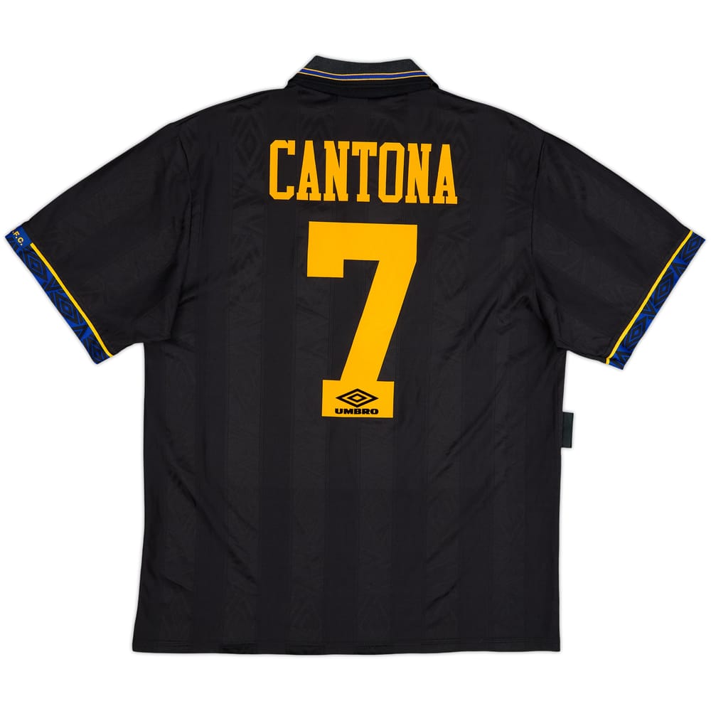 1993-95 Manchester United Away Shirt Cantona #7 - 8/10 - (L)