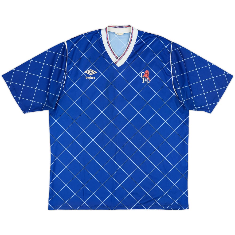 1987-89 Chelsea Home Shirt - 8/10 - (L)