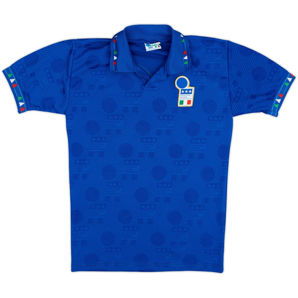 1994 Italy Home Shirt (Baggio) #10 - 6/10 - (L.Boys)