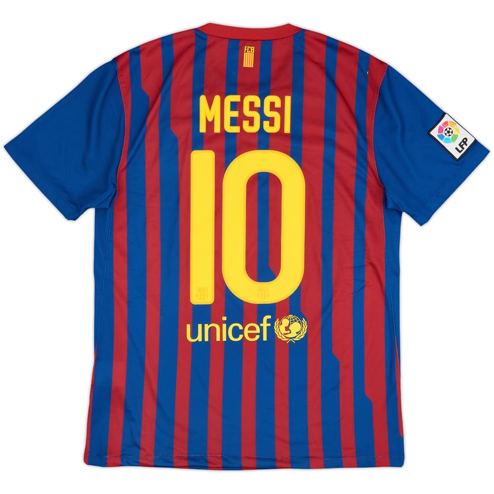2011-12 Barcelona Home Shirt Messi #10 - 6/10 - (M)