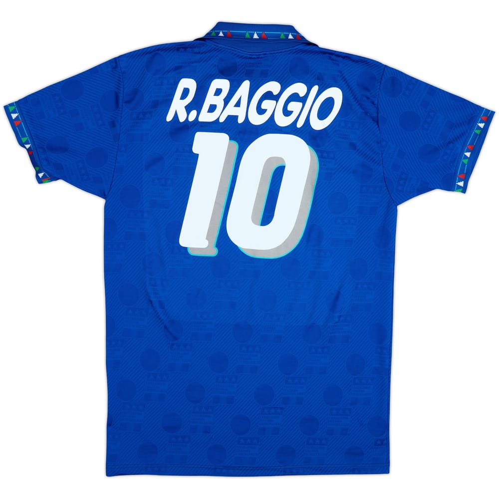 1994 Italy Home Shirt R. Baggio #10 - 8/10 - (L)