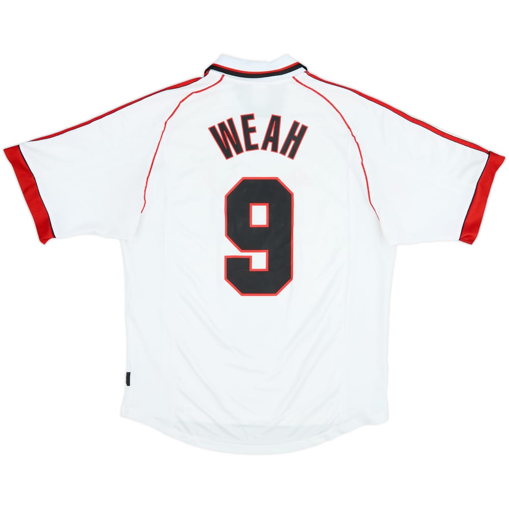 1998-99 AC Milan Away Shirt Weah #9 - 8/10 - (L)