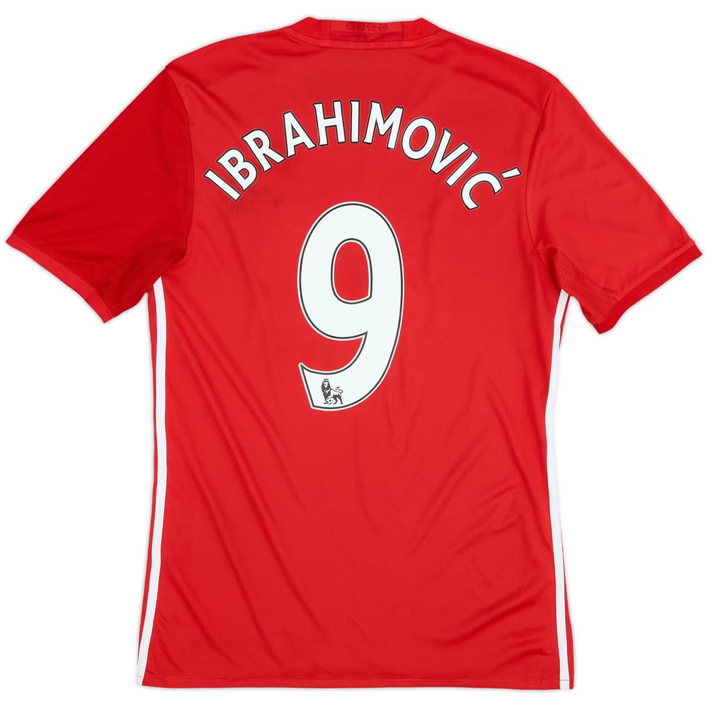 2016-17 Manchester United Home Shirt Ibrahimovic #9 - 5/10 - (S)
