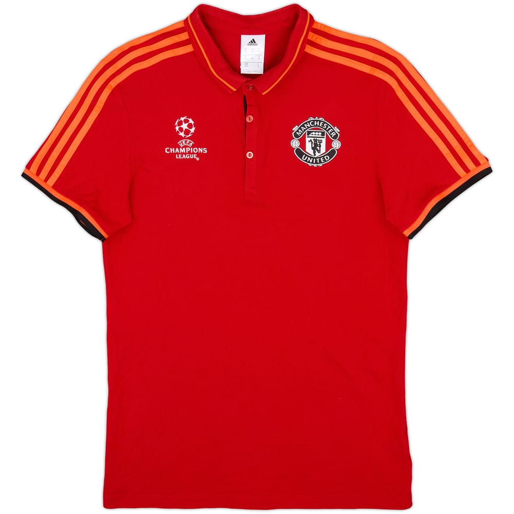 2015-16 Manchester United adidas CL Polo Shirt - 8/10 - (M)