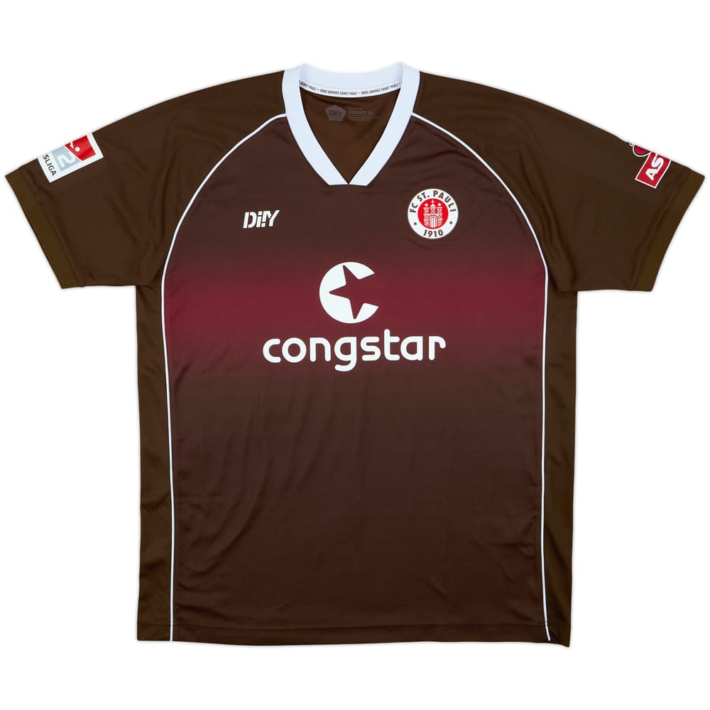 2023-24 St Pauli Home Shirt - 10/10 - (XL)