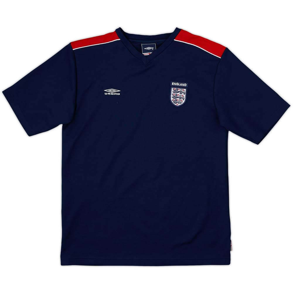 2000-01 England Umbro Training Shirt - 9/10 - (M)
